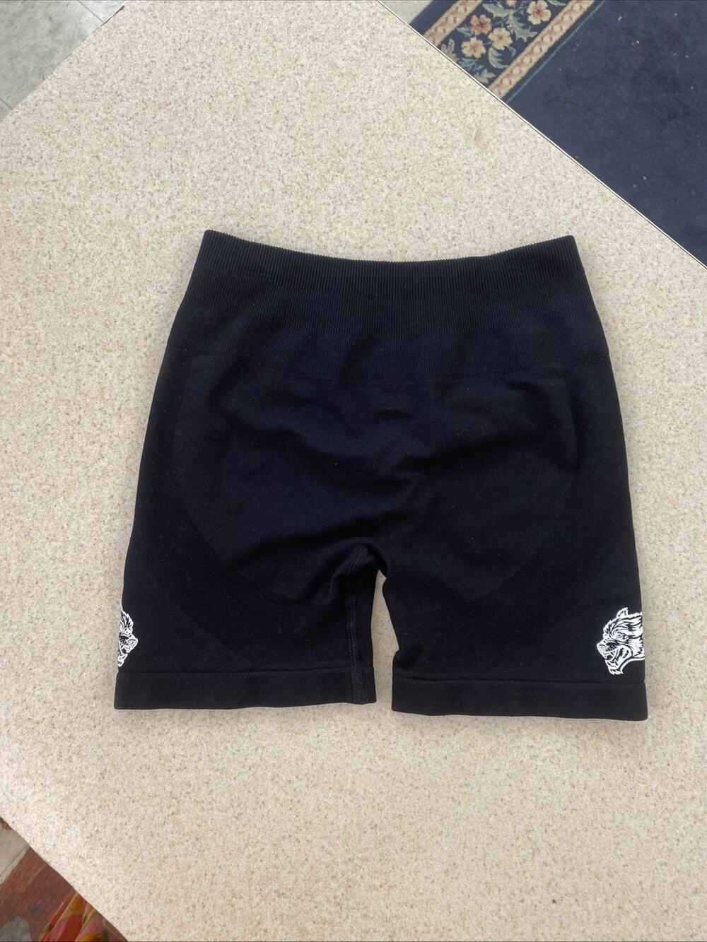 Darc Sport SHE Wolves Forever Everson Seamless Training Shorts Women Small Black